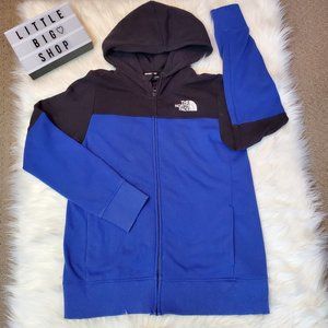 Women's The North Face Blue Black Zip Up Hoodie